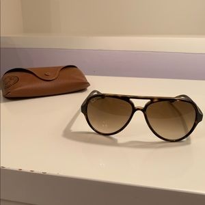 Ray-Ban Tortoise Shell Aviator Sunglasses